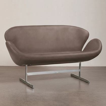 Buy Swin Sofa (2 seats) - Fabric Black 13911 - in the UK 