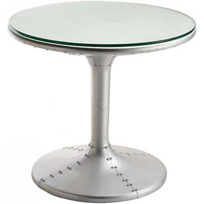 Buy Tulip Aviator Coffee Table - ABS with Aluminium Finish Steel 25804 - prices 