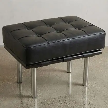 Buy City Bench (1 seat) - Faux Leather Black 15424 at MyFaktory 