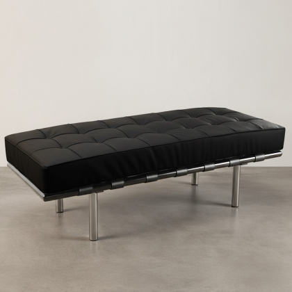 Buy City Bench (2 seats) - Premium Leather Black 13220 - prices 