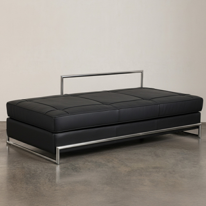 Buy Daybed - Faux Leather Black 15430 in the United Kingdom 