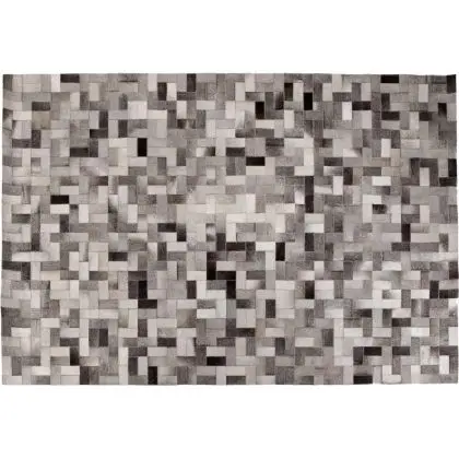 Buy Rectangular Vegan Leather Rug 150 x 200 cm – Hilo Grey 58237 - prices