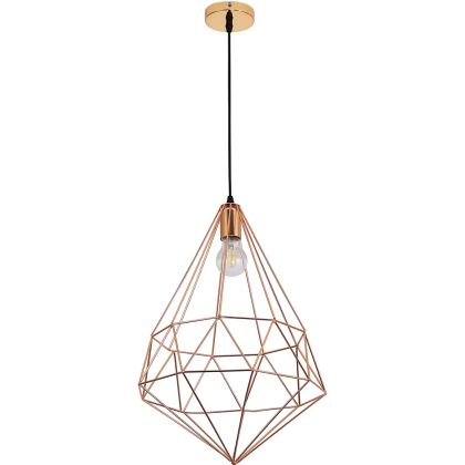 Buy Diamond Retro Style Pendant Lamp Gold 59910 with a guarantee