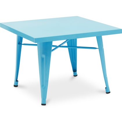 Buy Kid Table Bistrot Metalix Industrial Metal - New Edition Turquoise 60135 home delivery