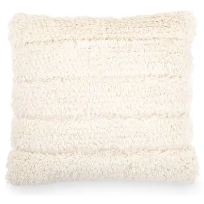 Buy Boho Bali Style Wool Cushion cover + filling - Akasha White 60190 - in the UK