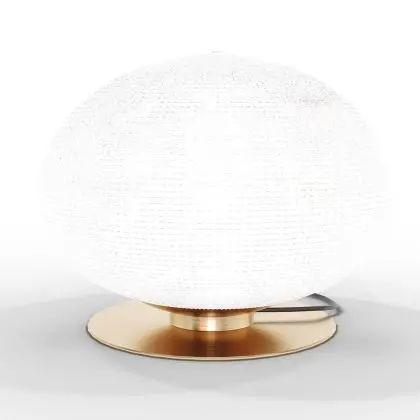 Buy Table lamp in vintage style, brass and glass - Ballon Gold 60238 at MyFaktory