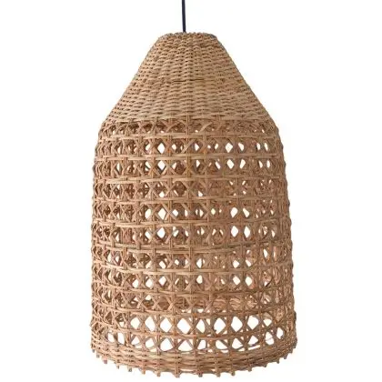 Buy Rattan Pendant Lamp, Boho Bali Style - Grau Natural 60491 - prices