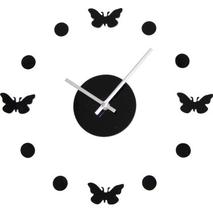 Buy 4 Butterflies Wall Clock Unique 54920 - in the UK