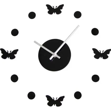 Buy 4 Butterflies Wall Clock Unique 54920 - in the UK