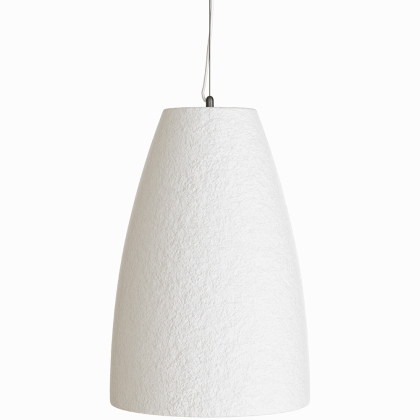 Buy Pendant lamp - Minimalist design - Stone-effect finish - Sinur I White 61738 with a guarantee