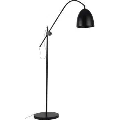 Buy Floor lamp – minimalist style floor lamp – metal – Derek Black 16329 with a guarantee