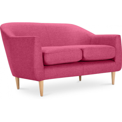Buy Scandinavian design Penny 2 seater sofa Pink 58391 home delivery