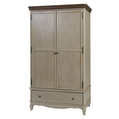 Buy Country Chic Wardrobe - Waxed Wood Beige 29247 at MyFaktory