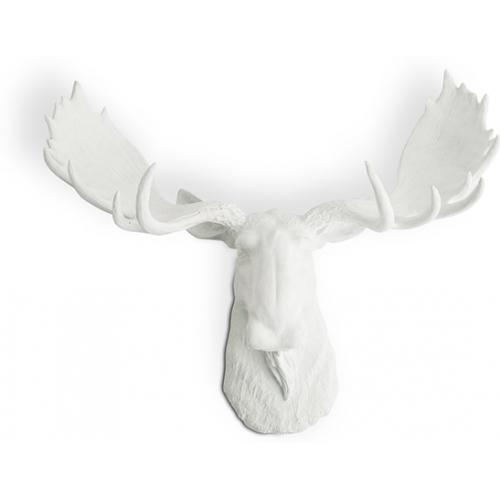  Buy Wall Decoration - White Moose Head - Ika White 55734 - in the UK