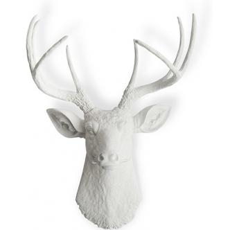  Buy Wall Decoration - White Deer Head - Ika White 55737 - in the UK