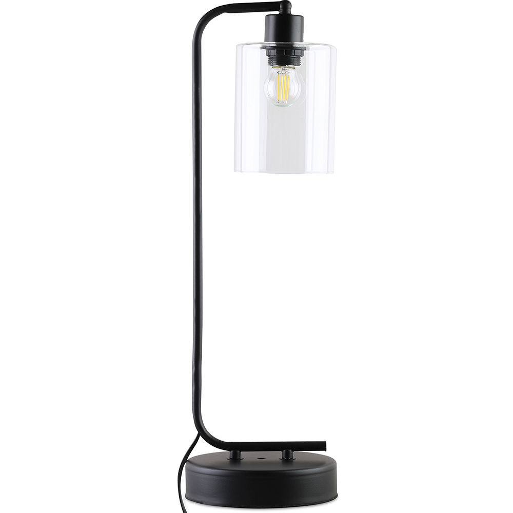  Buy Flavia desk lamp - Metal and glass Black 59583 - in the UK