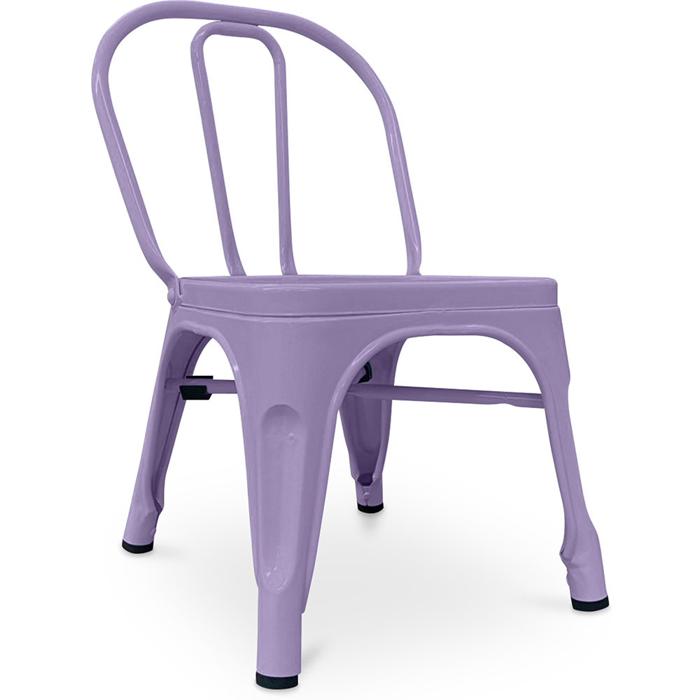  Buy Bistrot Metalix Kid Chair - Metal Pastel Purple 59683 - in the UK