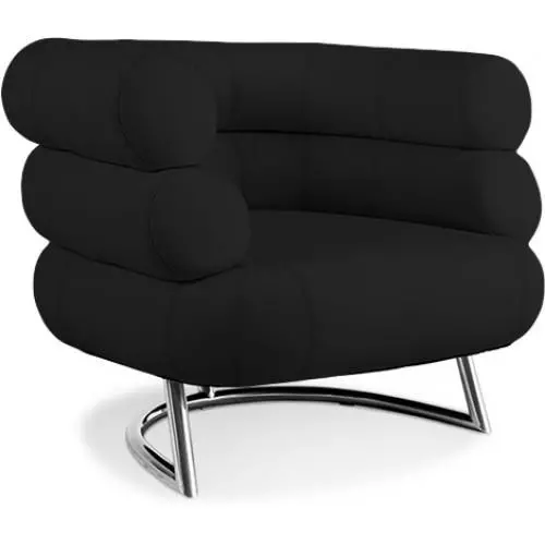 Buy Bivedoo Armchair  - Premium Leather Black 16501 - in the UK