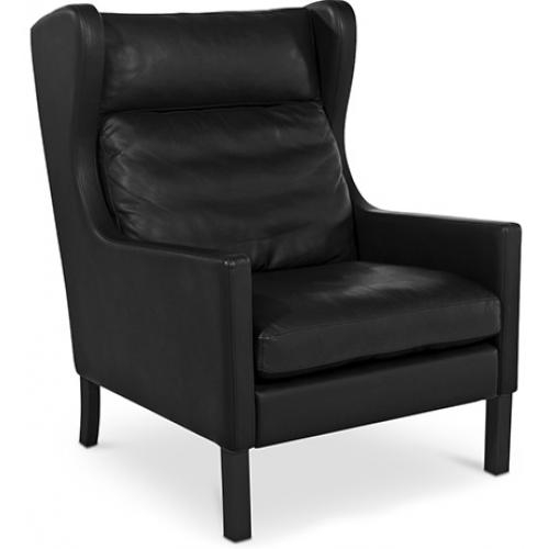  Buy 2204 Armchair - Premium Leather Black 50102 - in the UK