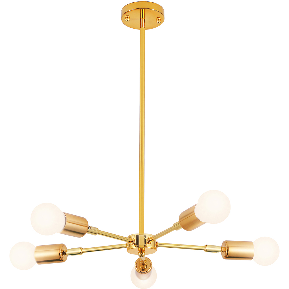  Buy Golden Pendant Lamp in Modern Style, Brass - Carla Gold 59834 - in the UK