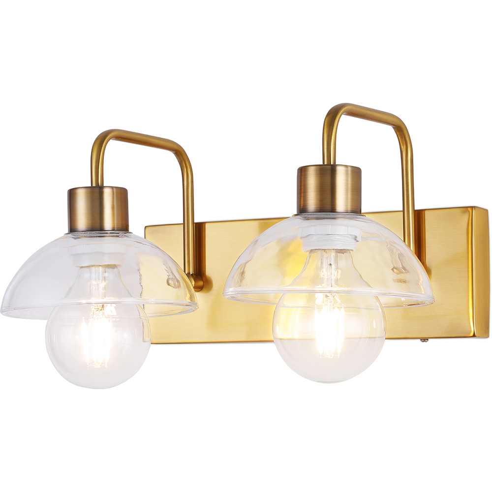  Buy Classic Two-Point Wall Lamp Gold 59846 - in the UK