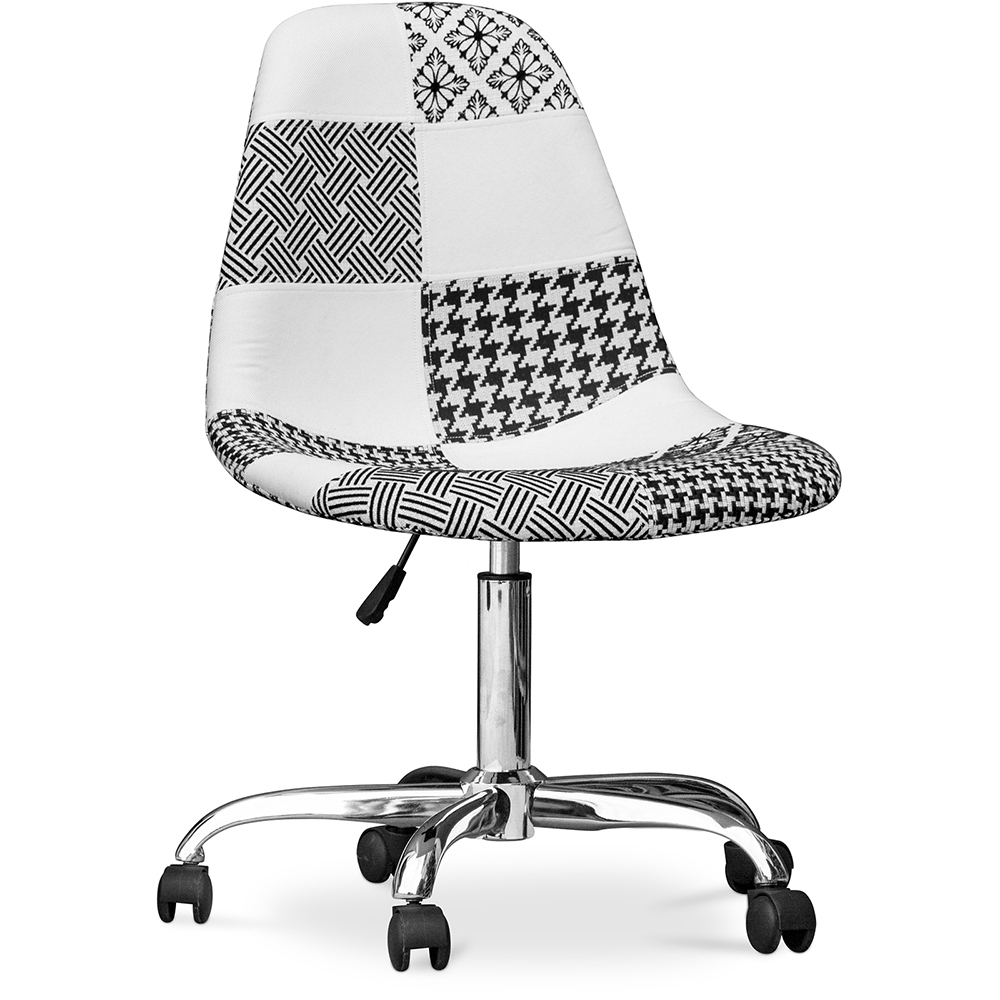 Buy Brielle Office Chair White And Black - Patchwork  White / Black 59864 - in the UK