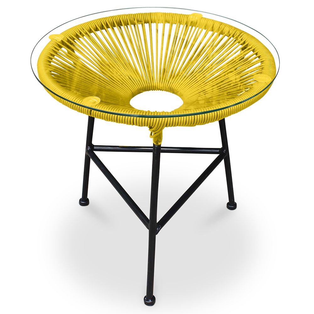  Buy Garden Table - Side Table - Ulana Yellow 58571 - in the UK