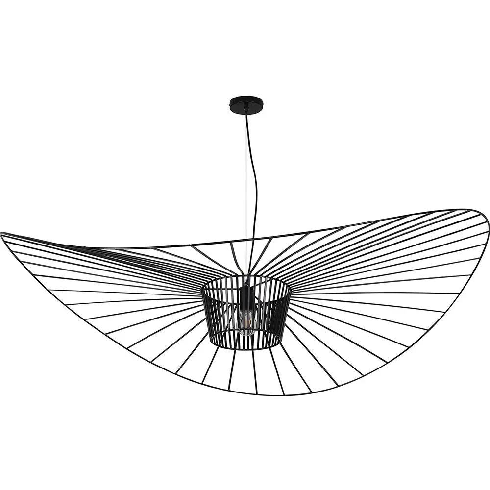  Buy Hanging Lamp Vertice - Metal - 140cm Black 59884 - in the UK