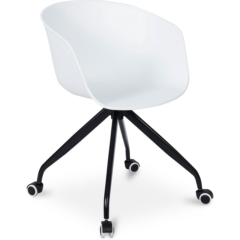  Buy Design Office Chair with Wheels White 59885 - in the UK