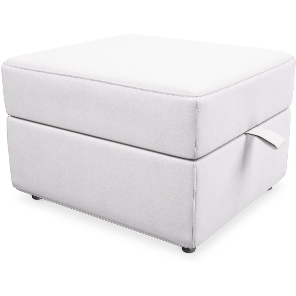  Buy Fabric puf with storage - Otto White 58769 - in the UK