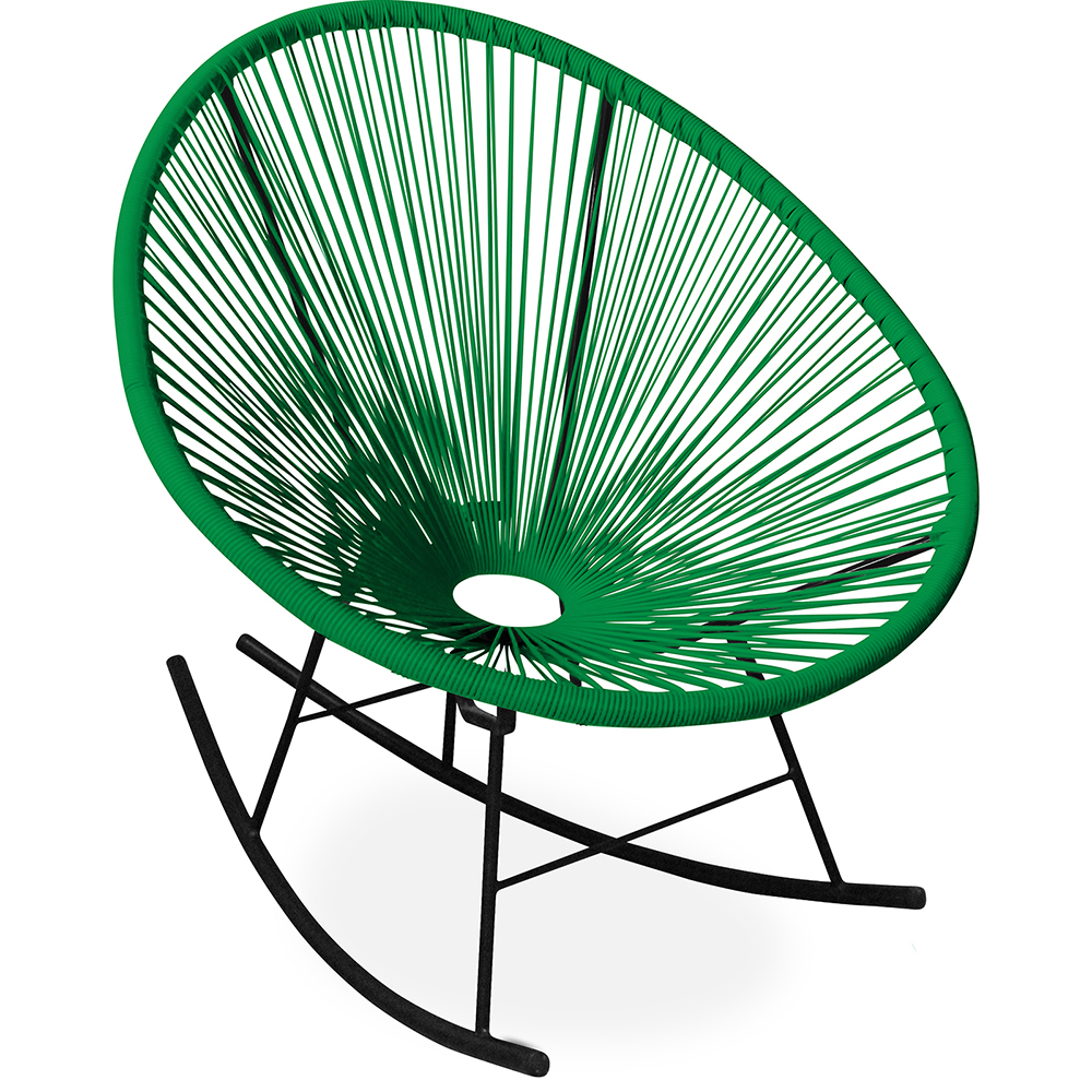 Buy Acapulco Rocking Chair - Black legs - New edition Green 59901 - in the UK