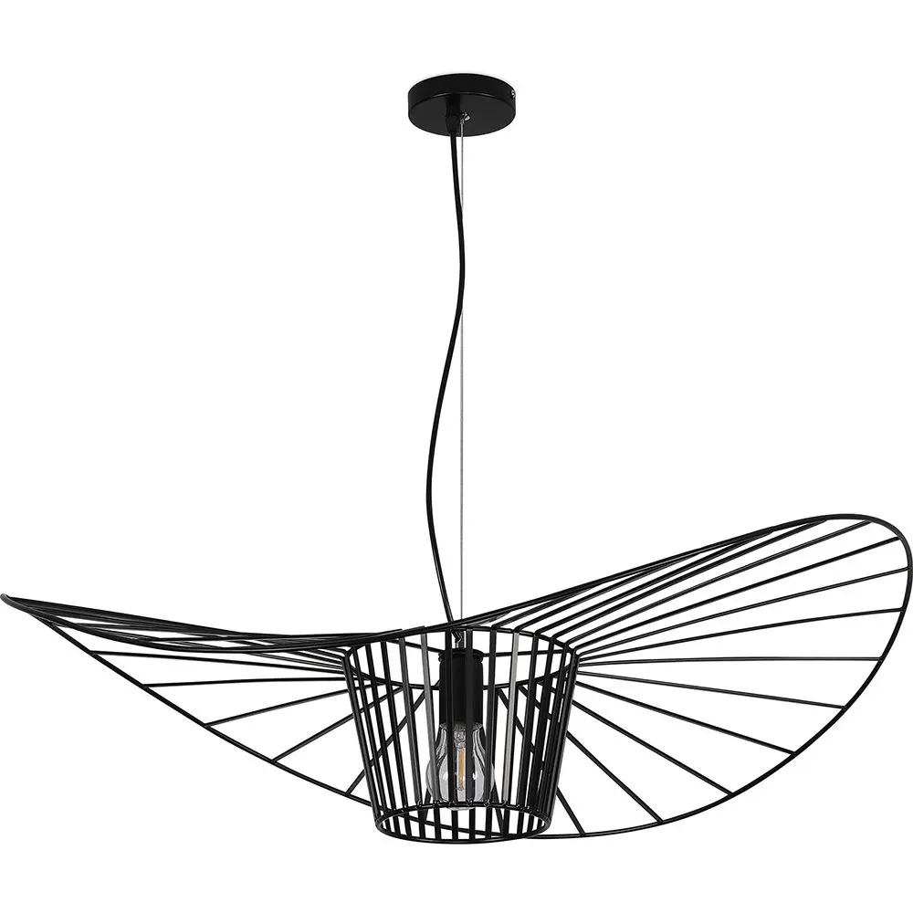 Buy Hanging Lamp Vertice - Metal - 80cm Black 59903 - in the UK