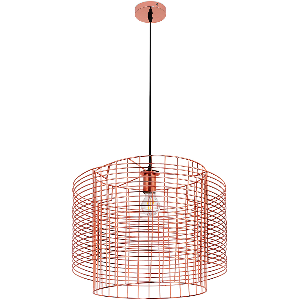  Buy Wire Structure Hanging Lamp Rose Gold 59909 - in the UK