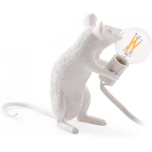  Buy Mouse table lamp - Resin White 58832 - in the UK