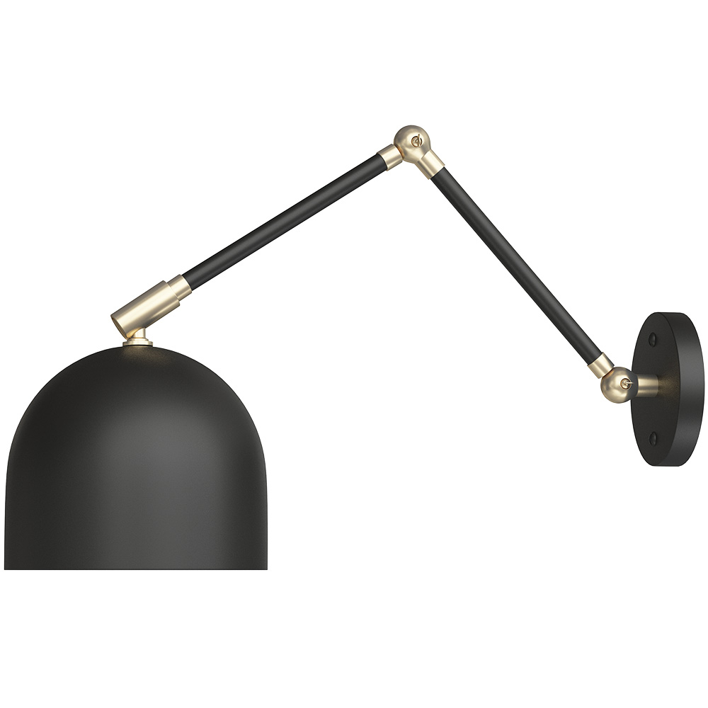  Buy Adjustable wall lamp, scandinavian style  - Lena Black 60024 - in the UK
