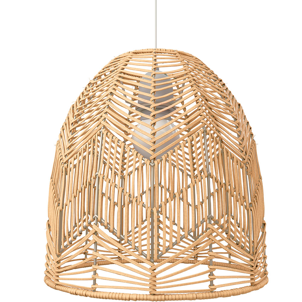  Buy Hanging Lamp Boho Bali Design Natural Rattan - Tuan Light natural wood 60030 - in the UK