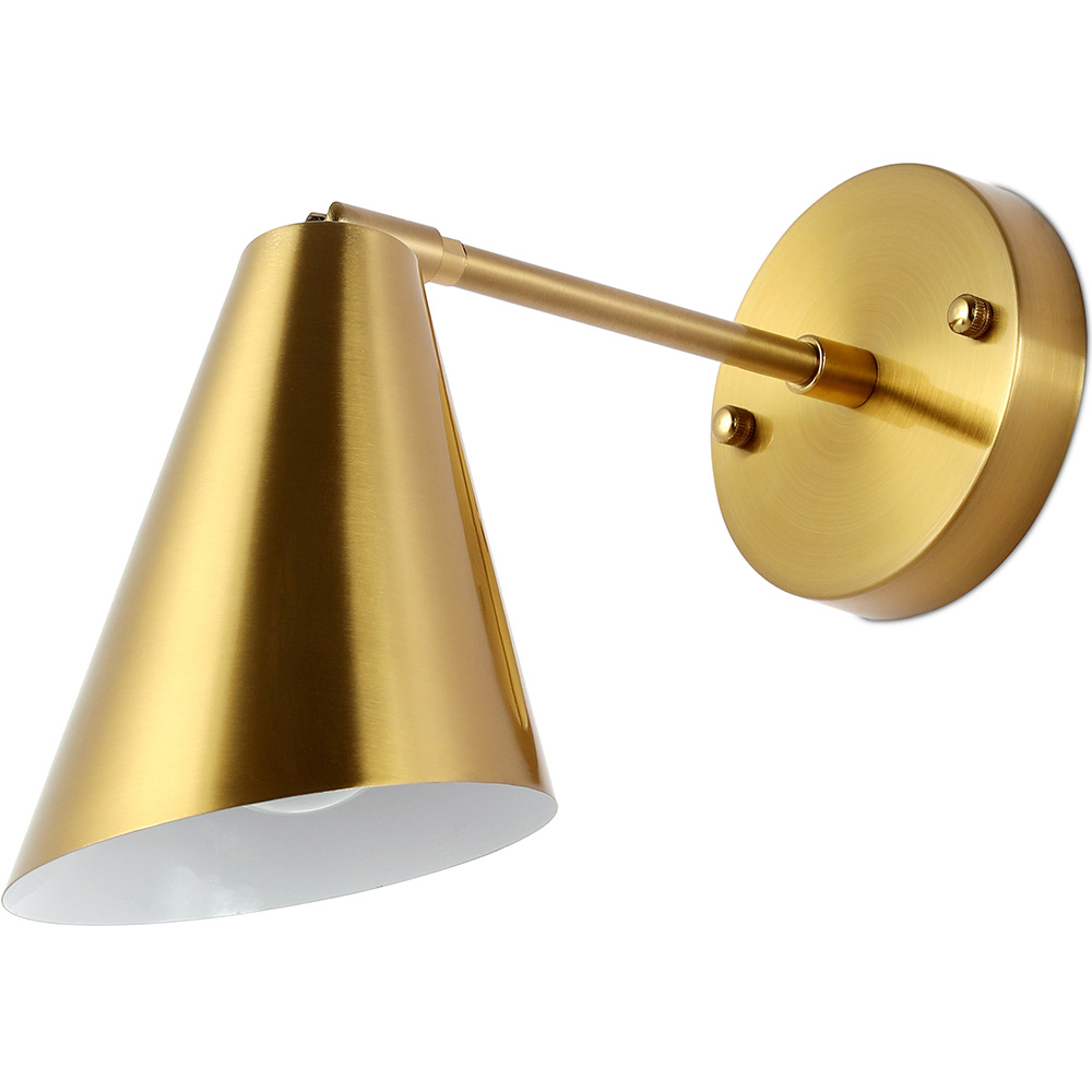  Buy Wall lamp with adjustable shade, brass  - Roser Gold 60023 - in the UK