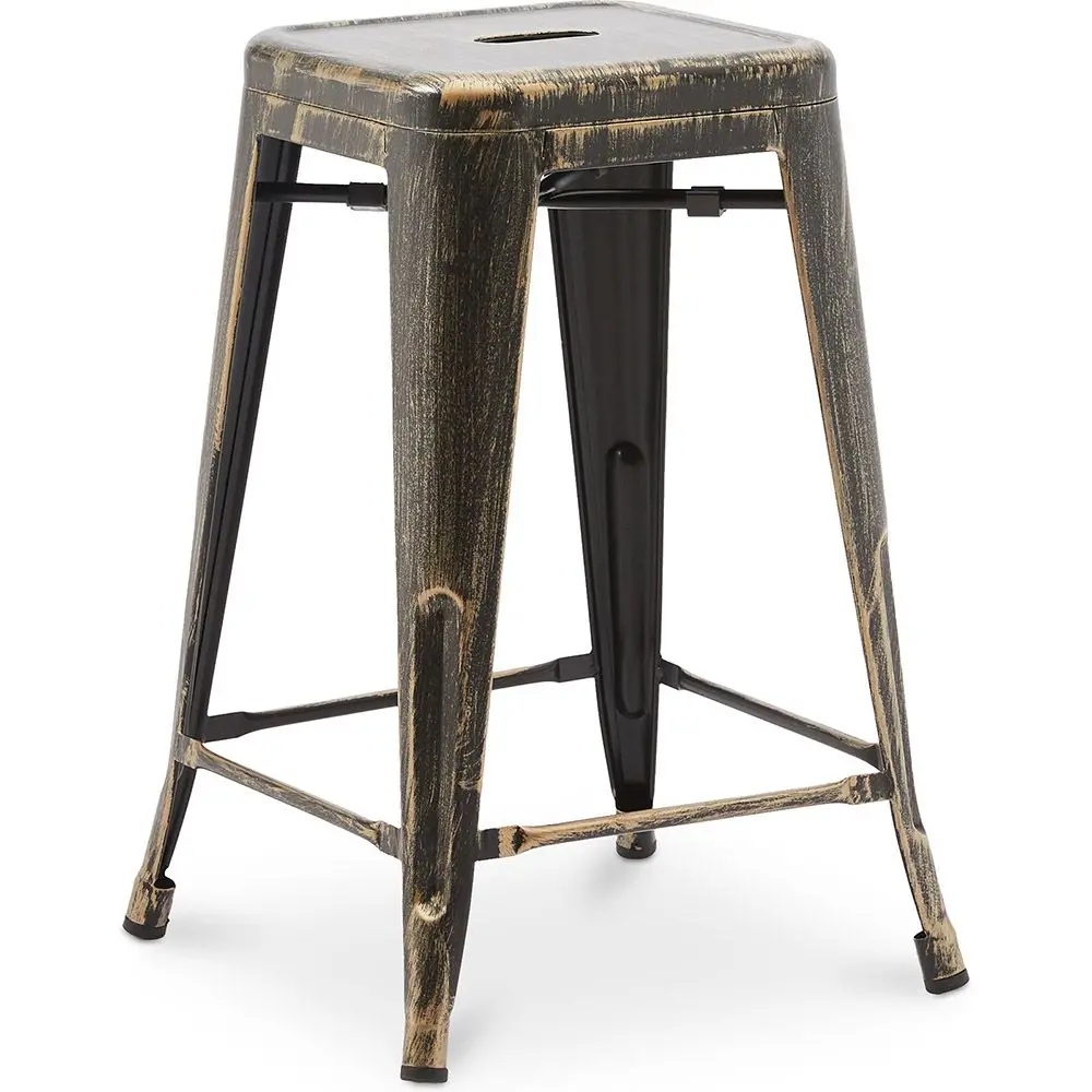  Buy Bar Stool - Industrial Design - 60cm - New Edition - Metalix Metallic bronze 60122 - in the UK