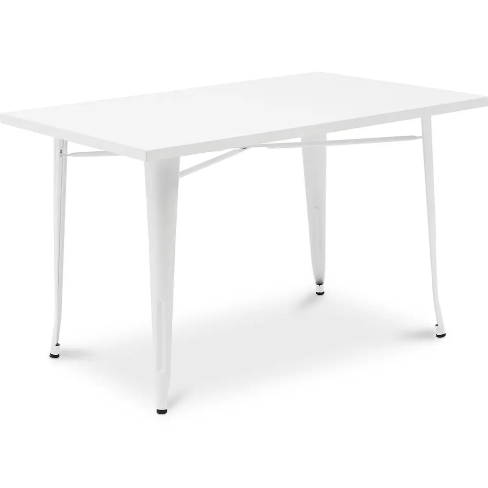  Buy Dining Table Bistrot Metalix style industrial Metal - 120 cm - New Edition White 60128 - in the UK