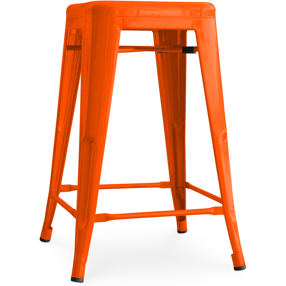  Buy Bar Stool - Industrial Design - 60cm - New Edition - Metalix Orange 60122 - in the UK