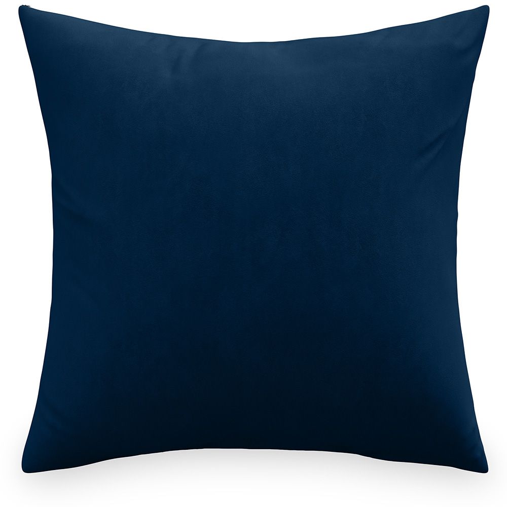  Buy Velvet square cushion (45x45 CM) - Lenay Dark blue 60155 - in the UK