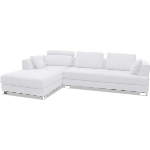  Buy Duve  Design Sofa (3 seats) - Right Angle - Fabric White 16613 - in the UK