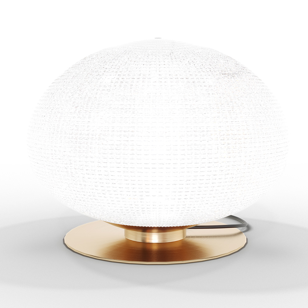  Buy Table lamp in vintage style, brass and glass - Ballon Gold 60238 - in the UK
