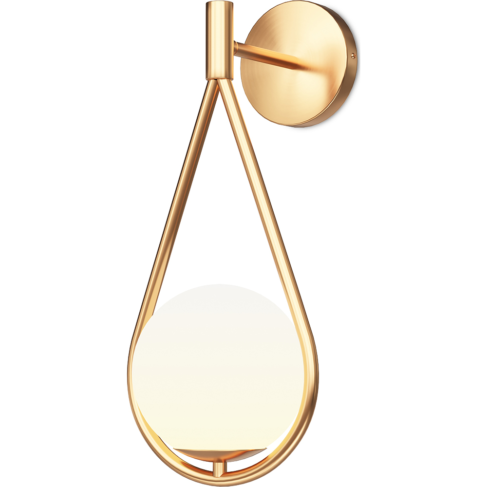  Buy Wall lamp in modern style, glass - Drop Gold 60239 - in the UK