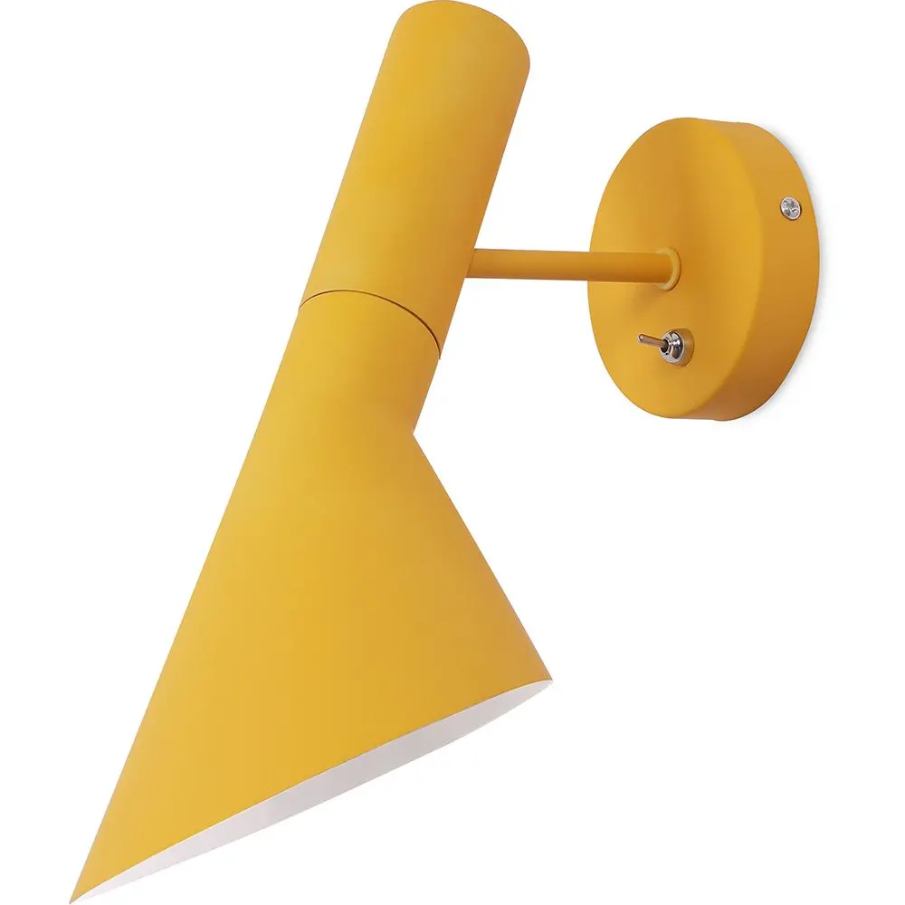  Buy Wall Lamp Arn - Steel Yellow 14635 - in the UK