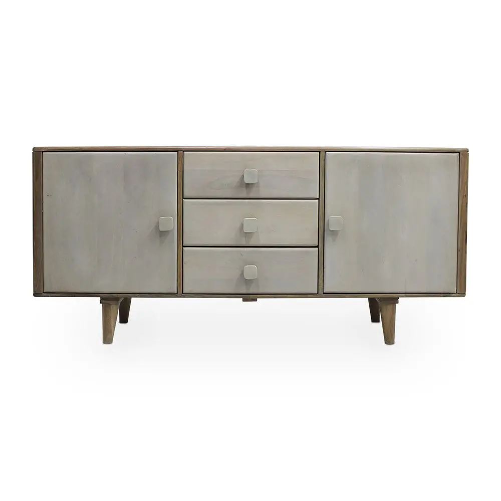  Buy Wooden Sideboard - Vintage Design - Iona Natural wood 60359 - in the UK