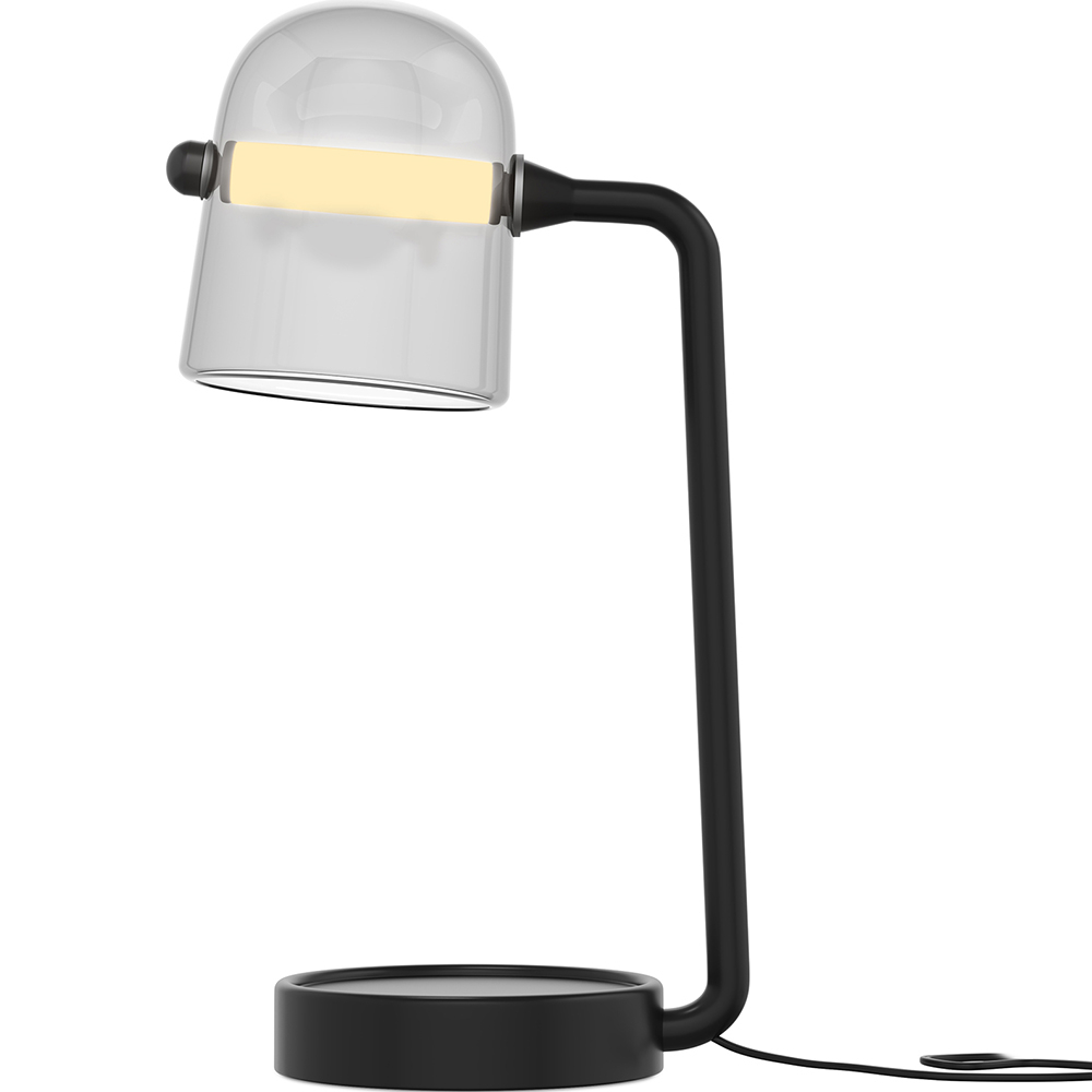  Buy Table lamp in modern design, smoked glass - Nam Smoke 60392 - in the UK