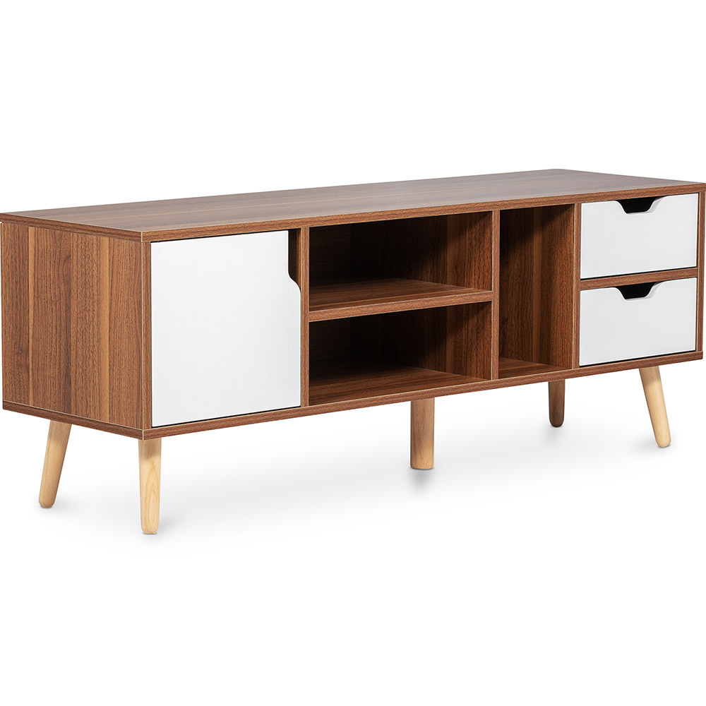  Buy Wooden TV Stand - Scandinavian Design - Lal Natural wood 60409 - in the UK