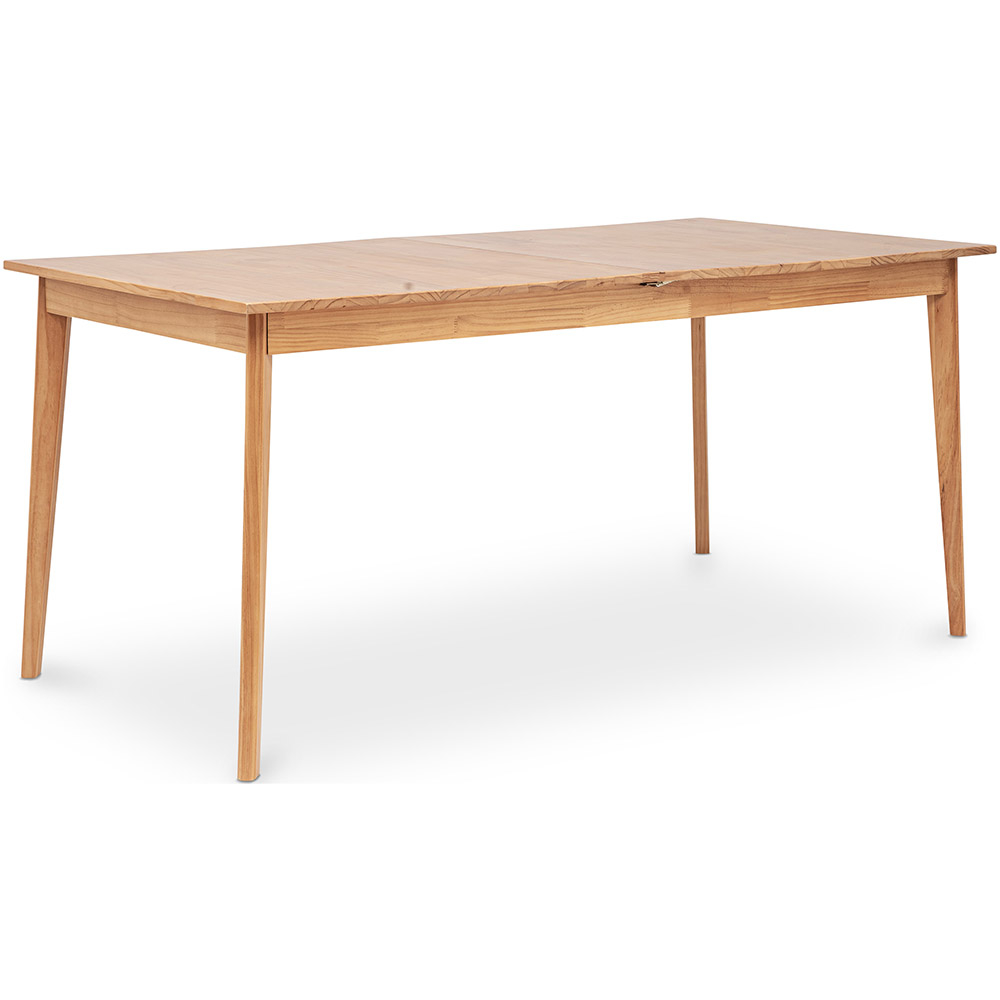  Buy Scandinavian style extendable dining table in wood 160/200CM - Cire Natural wood 60413 - in the UK