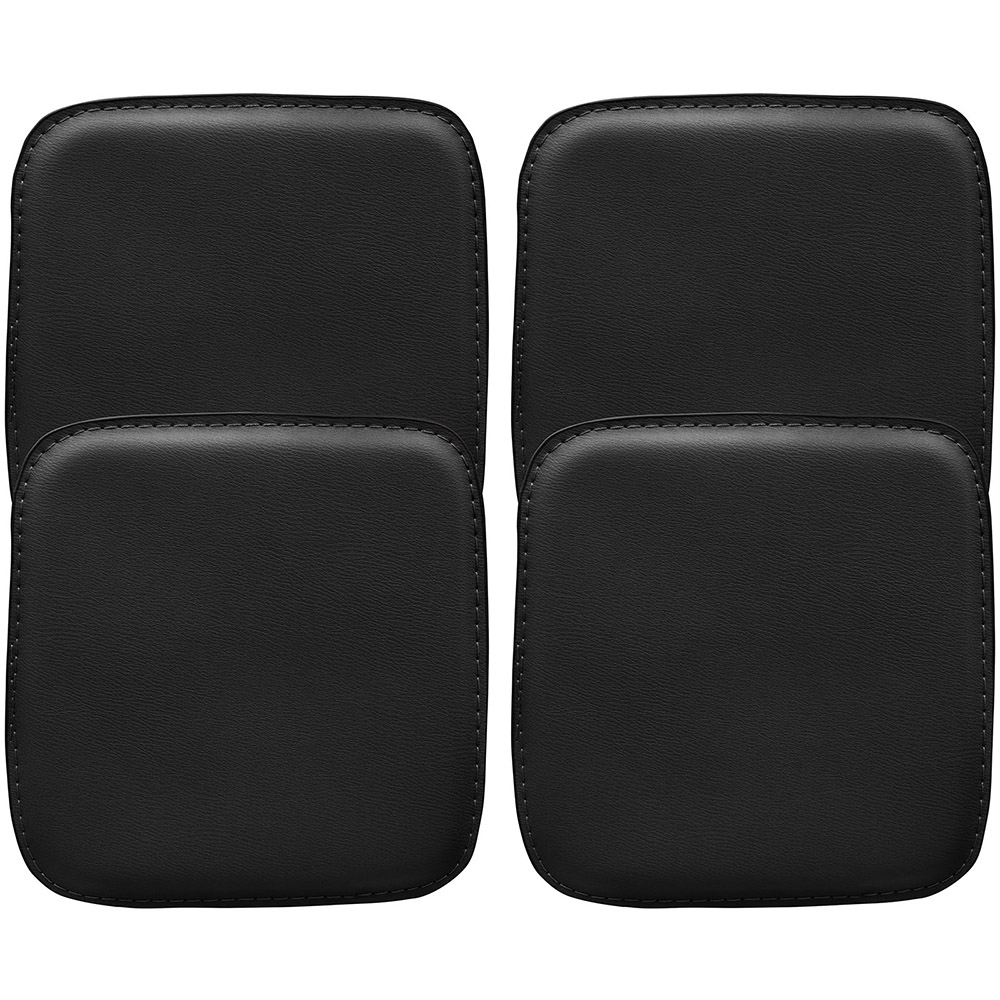  Buy Pack of 4 Magnetic Cushions for Stool - Faux Leather - Metalix Black 60463 - in the UK